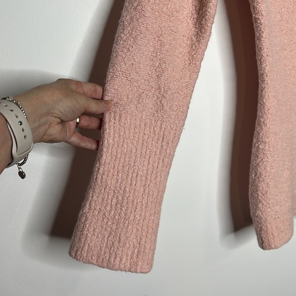 VICTORIA'S SECRET MODA International Pink Knit Button Up Cardigan Sweater - Picture 3 of 6